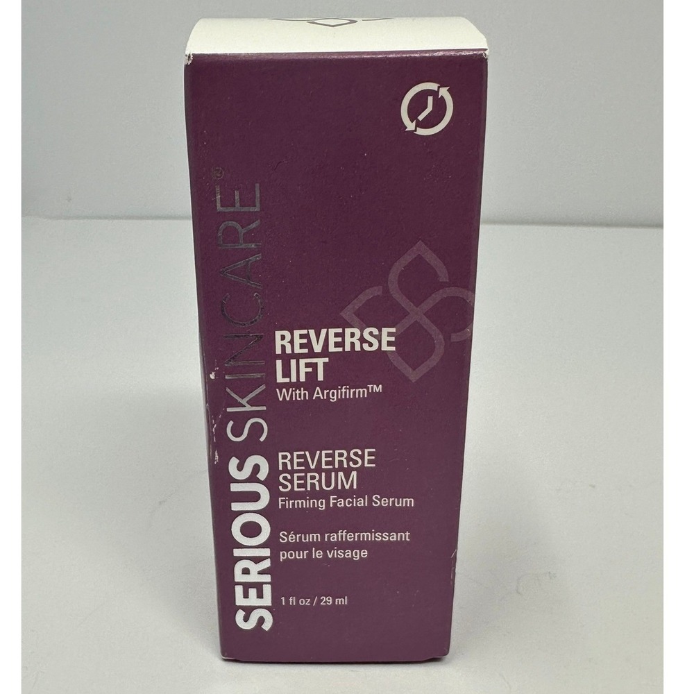 Serious Skincare Reverse Lift Reverse Serum Firming Facial Argifirm 1oz NEW A1